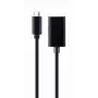 GEMBIRD USB USB-C DisplayPort-adapteri kaabel, 4K, 15cm, must