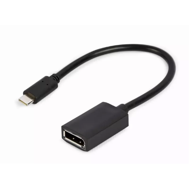 GEMBIRD USB USB-C DisplayPort-adapteri kaabel, 4K, 15cm, must