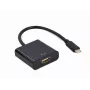 GEMBIRD USB USB-C – HDMI adapterkaabel, 4K@60Hz, 15 cm, must