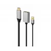 GEMBIRD Active 4K HDMI isane – DisplayPort emane adapter, must