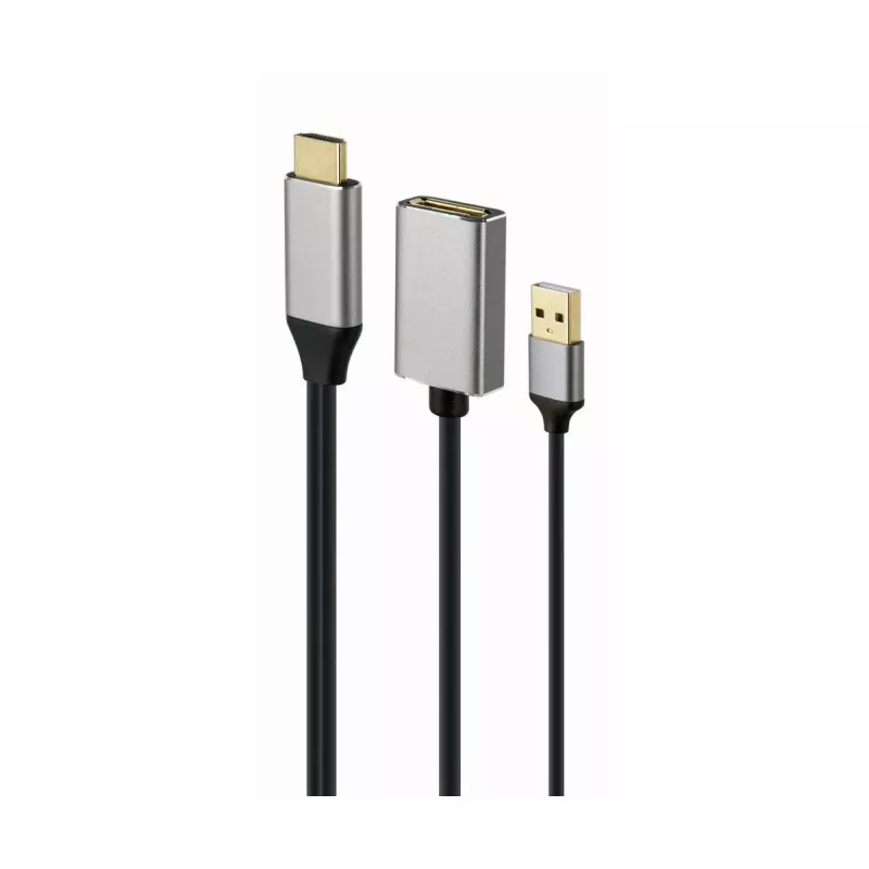 GEMBIRD Active 4K HDMI isane – DisplayPort emane adapter, must