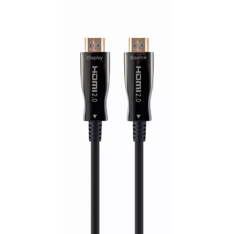 HDMI-kaabel Gembird CCBP‑HDMI‑AOC‑20M‑02 — 20 m fiiberoptiline HDMI tüüp A pistik, HDMI 2.0, 4K@60Hz, HDR, 4:4:4