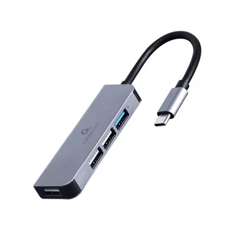 Gembird UHB-U3P1U2P3-01 4-pordiline USB-jaotur, 1x USB 3.1 + 3x USB 2.0
