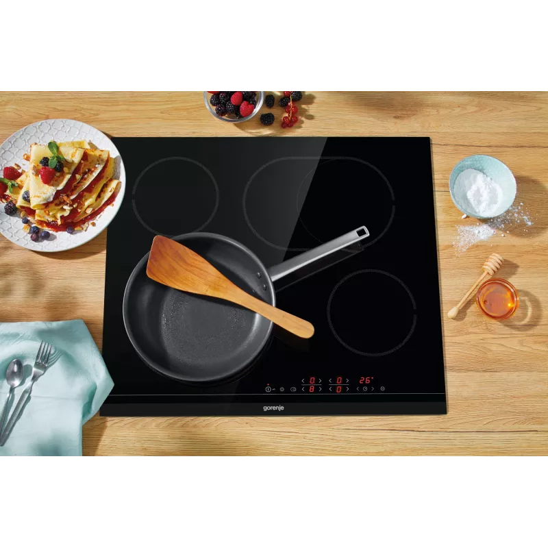 Gorenje ECT643BCSC Sisseehitatud keraamiline pliit 4 tsooni puutetundliku juhtimisega