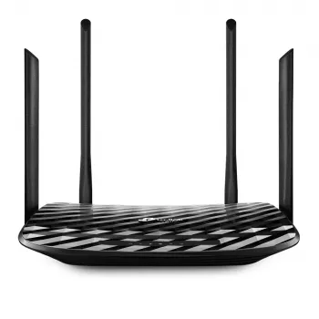 TP-Link AC1300 traadita ruuter Gigabit Ethernet kaheribaline (2,4 GHz / 5 GHz) must