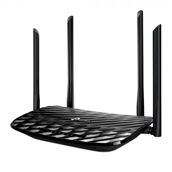 TP-Link AC1300 traadita ruuter Gigabit Ethernet kaheribaline (2,4 GHz / 5 GHz) must