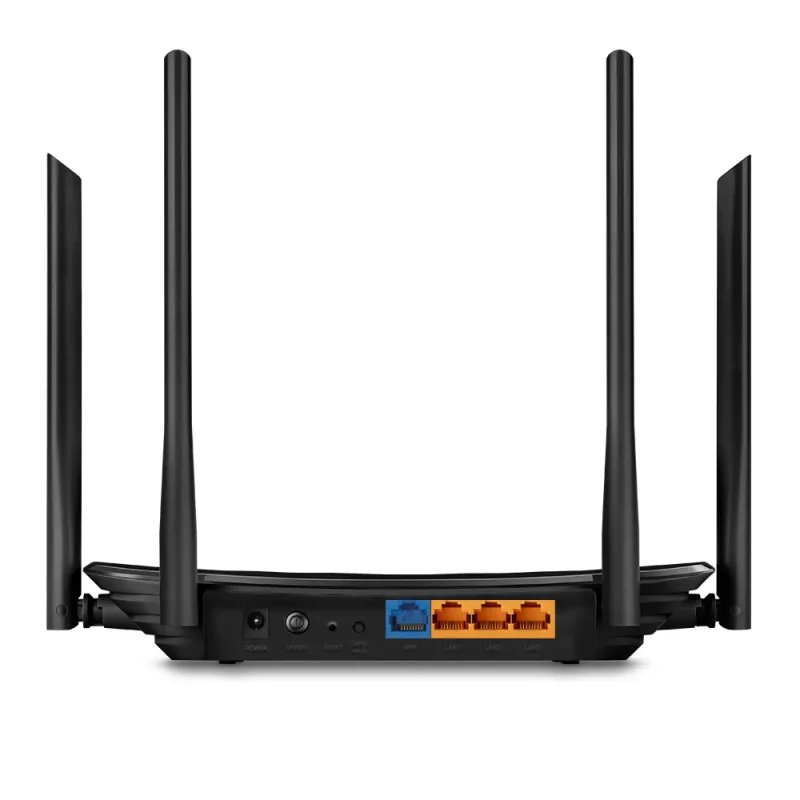 TP-Link AC1300 traadita ruuter Gigabit Ethernet kaheribaline (2,4 GHz / 5 GHz) must