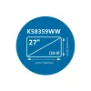 Kensington MagPro Magnetiline Privaatsusekraanifilter Monitoridele 27 inch (16:9)