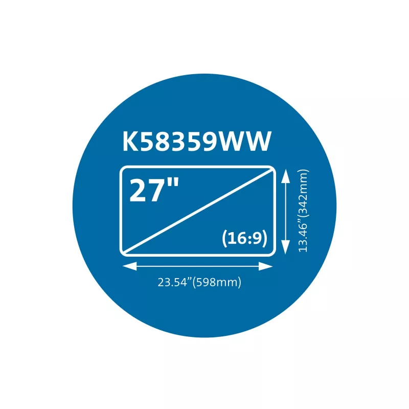 Kensington MagPro Magnetiline Privaatsusekraanifilter Monitoridele 27 inch (16:9)