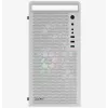 PC korpus AEROCOOL PGS CS-109-G-WT-v1 Mini Torn valge SPCC — microATX, kuni 26 cm GPU, FRGB, võrkfront