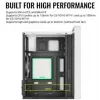 PC korpus AEROCOOL PGS CS-109-G-WT-v1 Mini Torn valge SPCC — microATX, kuni 26 cm GPU, FRGB, võrkfront
