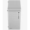 PC korpus AEROCOOL PGS CS-109-G-WT-v1 Mini Torn valge SPCC — microATX, kuni 26 cm GPU, FRGB, võrkfront