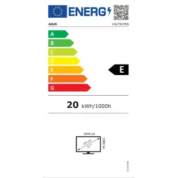 ASUS VA27ECPSN arvutimonitor 68,6 cm (27 tolli) 1920 x 1080 pikslit Full HD LED must