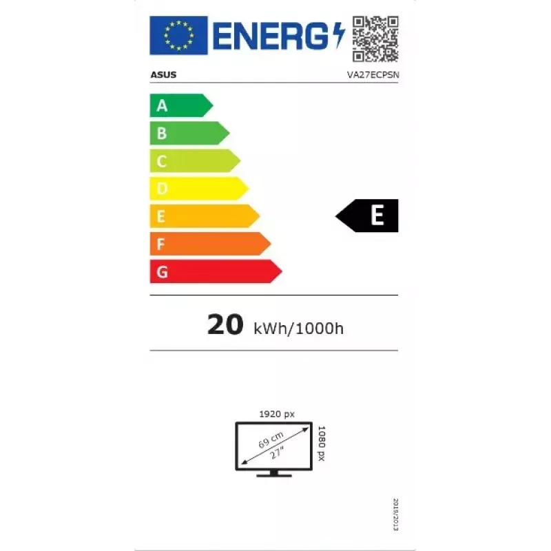 ASUS VA27ECPSN arvutimonitor 68,6 cm (27 tolli) 1920 x 1080 pikslit Full HD LED must