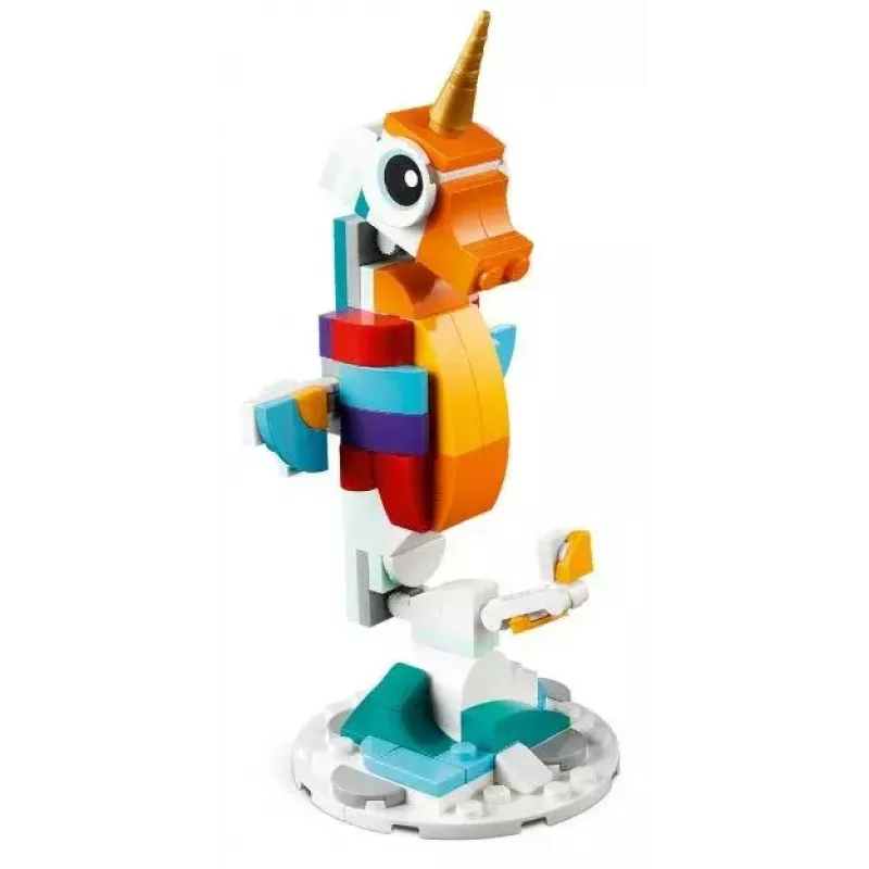 Ehitusmänguasi LEGO Creator 3in1 31140 Maagiline Ükssarvik, 145 osa, 130 mm kõrgus, vanus 7+