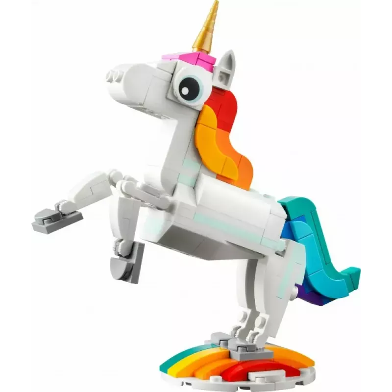 Ehitusmänguasi LEGO Creator 3in1 31140 Maagiline Ükssarvik, 145 osa, 130 mm kõrgus, vanus 7+