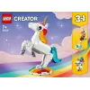 Ehitusmänguasi LEGO Creator 3in1 31140 Maagiline Ükssarvik, 145 osa, 130 mm kõrgus, vanus 7+