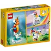Ehitusmänguasi LEGO Creator 3in1 31140 Maagiline Ükssarvik, 145 osa, 130 mm kõrgus, vanus 7+