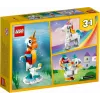 Ehitusmänguasi LEGO Creator 3in1 31140 Maagiline Ükssarvik, 145 osa, 130 mm kõrgus, vanus 7+
