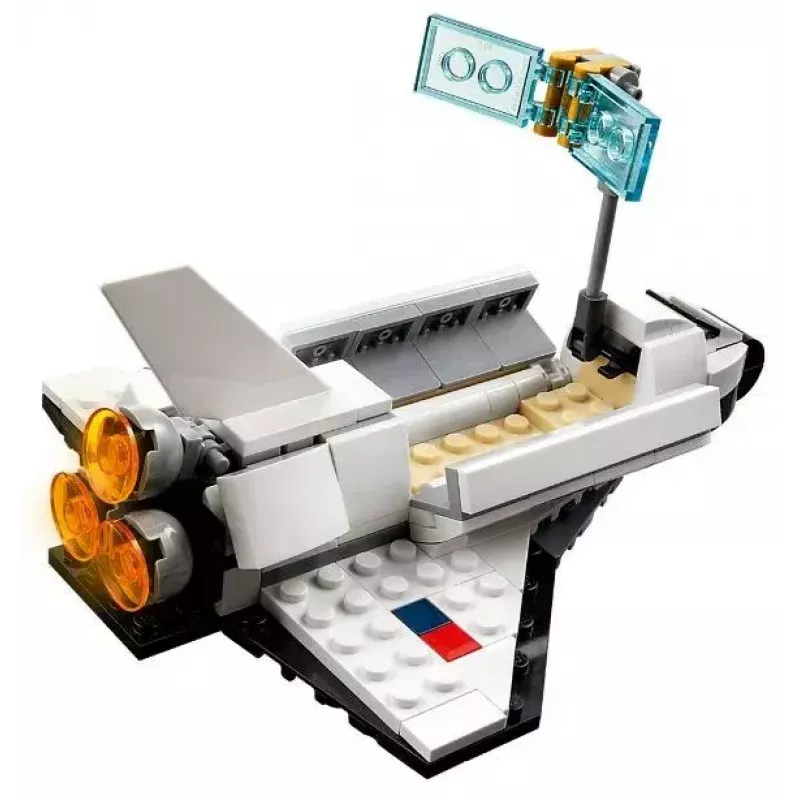 LEGO Creator 3-in-1 kosmosesüstiku ehituskomplekt 31134 — 144 tükki, alates 6. eluaastast, 160×120×60 mm