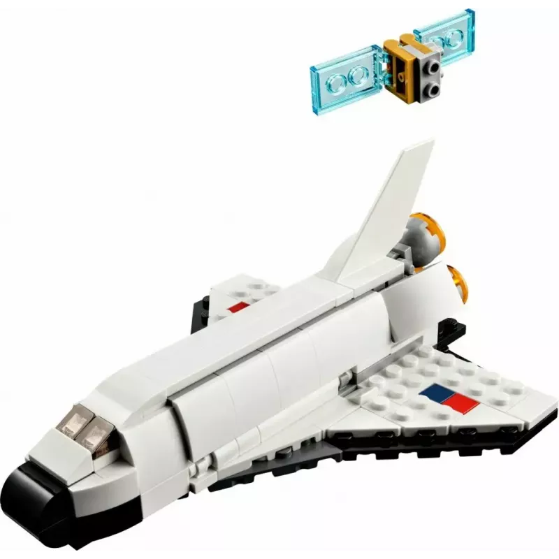 LEGO Creator 3-in-1 kosmosesüstiku ehituskomplekt 31134 — 144 tükki, alates 6. eluaastast, 160×120×60 mm