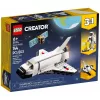 LEGO Creator 3-in-1 kosmosesüstiku ehituskomplekt 31134 — 144 tükki, alates 6. eluaastast, 160×120×60 mm