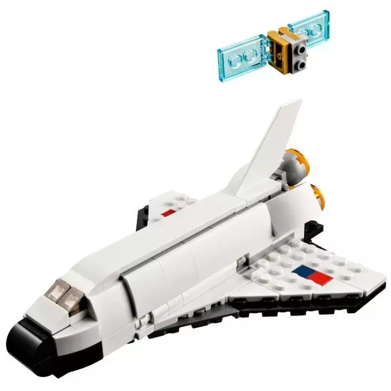 LEGO Creator 3-in-1 kosmosesüstiku ehituskomplekt 31134 — 144 tükki, alates 6. eluaastast, 160×120×60 mm