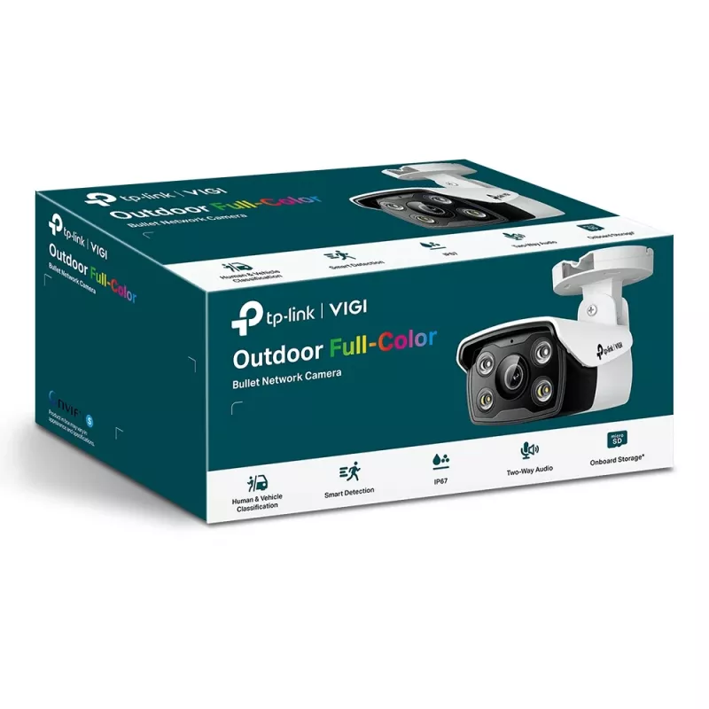 TP-Link VIGI C330(4mm) Bullet IP turvakaamera välitingimustesse 2304 x 1296 pikslit Lagi/Sein/Post