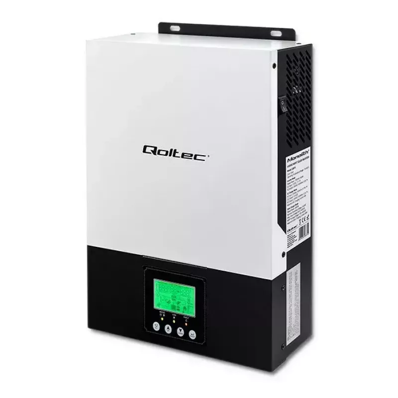 Hübriidne võrguväline päikeseinverter QOLTEC 3KVA 2,4 kW 80A