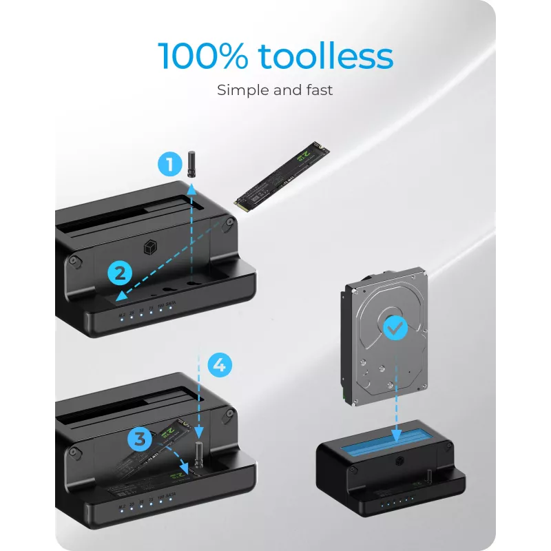 ICY BOX IB-2914MSCL-C31 USB 3.2 Gen 2 (3.1 Gen 2) USB-C Must