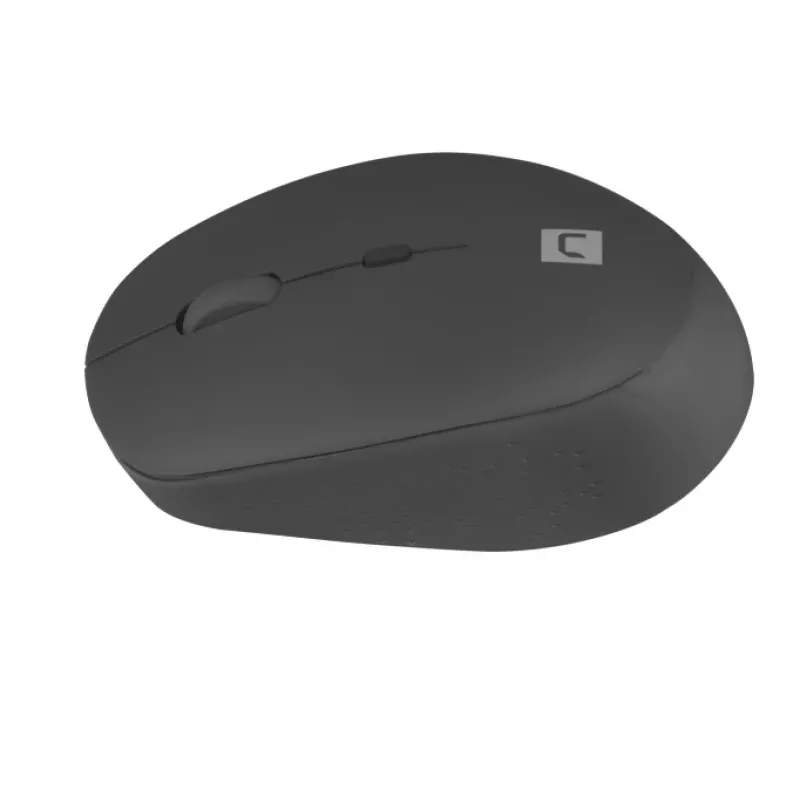 Juhtmeta Bluetooth optiline hiir NATEC Harrier 2, paremakäeline, 1600 DPI, Bluetooth 5.1, must
