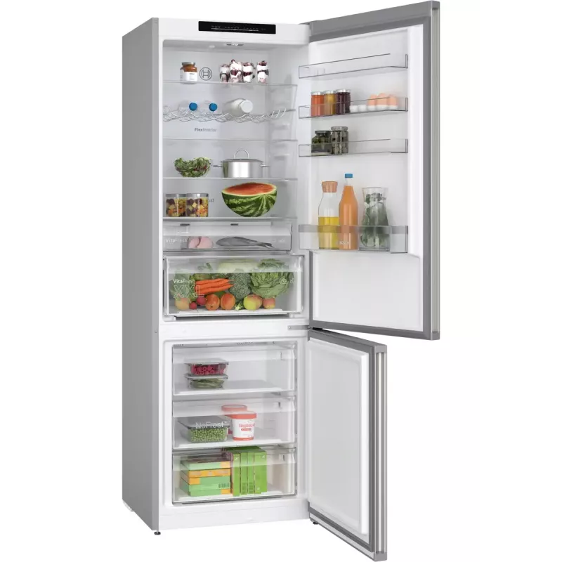 Külmik-sügavkülmik Bosch Serie 4 KGN492IDF, vabaltseisev, 440 L (311 L külmik / 129 L sügavkülmik), roostevaba teras, D energiaklass