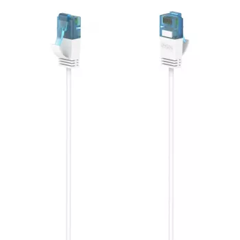 Hama Flexi-Slim 00200688 võrgukaabel, Cat6a, U/UTP, 10 Gbit/s, 0,75 m, valge