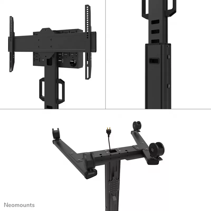 Neomounts FL50S-825BL1 TV-käru 37-75 tolli - TÜV, Must, Fikseeritud põrandaalus, Teras, 70 kg, 94 cm (37 tolli), 190.5 cm (75 tolli)