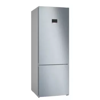 Külmik-sügavkülmik Bosch Serie 4 KGN56XLEB — vabaltseisev roostevaba teras, 508 L (400 L külmik + 108 L sügavkülmik), No Frost, LED-ekraan