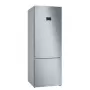 Külmik-sügavkülmik Bosch Serie 4 KGN56XLEB — vabaltseisev roostevaba teras, 508 L (400 L külmik + 108 L sügavkülmik), No Frost, LED-ekraan