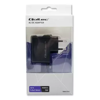 Toiteadapter Qoltec 51021 siseruumidesse Must 220-240V 1.4m kaabel