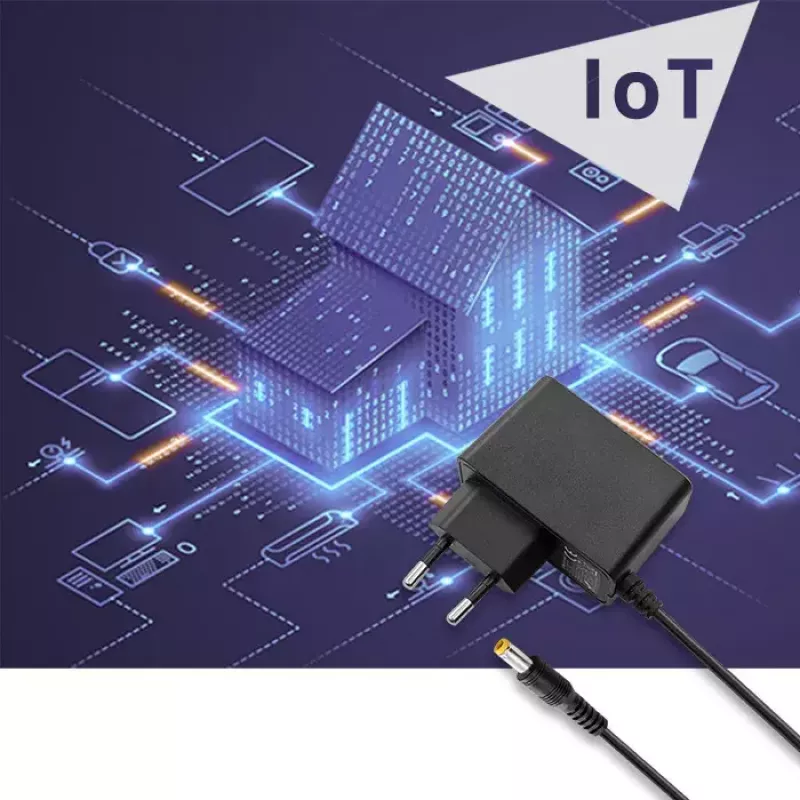 Toiteadapter Qoltec 51021 siseruumidesse Must 220-240V 1.4m kaabel