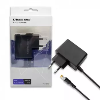 Toiteadapter Qoltec 51021 siseruumidesse Must 220-240V 1.4m kaabel