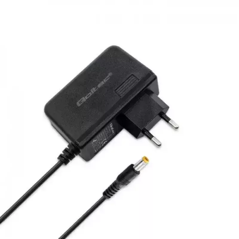 Sisemine toiteadapter Qoltec 51028 18W Must 220-240V