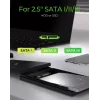 ICY BOX IB-200T-C3 SSD-korpus Must 2,5 tolli