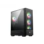 Arvuti korpus MSI MAG FORGE 112R Midi Tower Must karastatud klaasiga, 3x120mm esiventilaatorid, ATX/Micro‑ATX/Mini‑ITX tugi