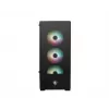 Arvuti korpus MSI MAG FORGE 112R Midi Tower Must karastatud klaasiga, 3x120mm esiventilaatorid, ATX/Micro‑ATX/Mini‑ITX tugi
