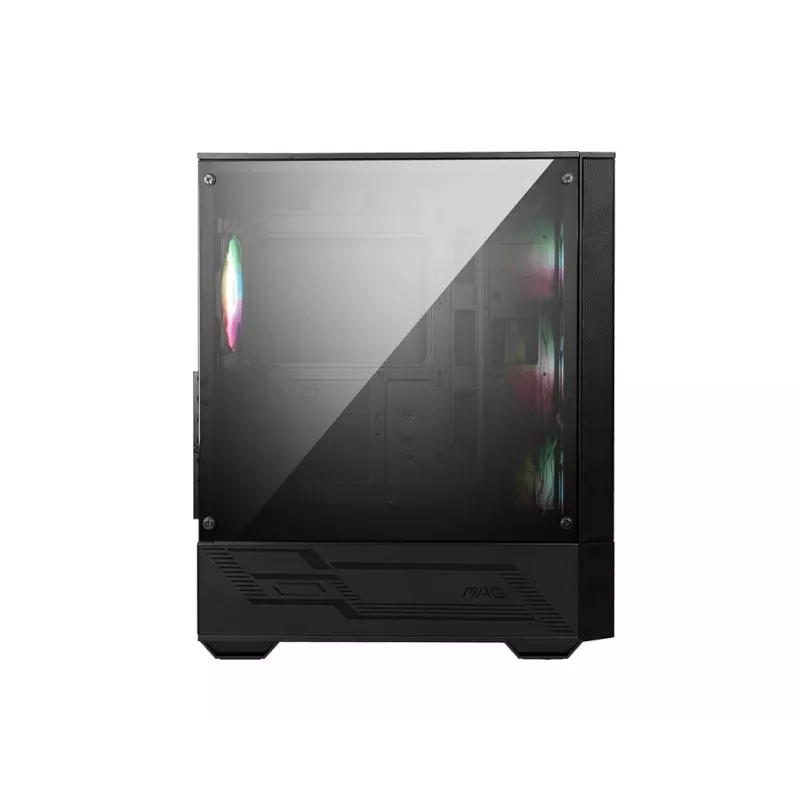 Arvuti korpus MSI MAG FORGE 112R Midi Tower Must karastatud klaasiga, 3x120mm esiventilaatorid, ATX/Micro‑ATX/Mini‑ITX tugi