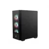 Arvuti korpus MSI MAG FORGE 112R Midi Tower Must karastatud klaasiga, 3x120mm esiventilaatorid, ATX/Micro‑ATX/Mini‑ITX tugi