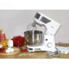 Stand mixer BLAUPUNKT SMM501 — 5 L roostevaba terasest kauss, 1000 W, kallutatav pea, pöördnuppjuhtimine, valge