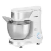 Stand mixer BLAUPUNKT SMM501 — 5 L roostevaba terasest kauss, 1000 W, kallutatav pea, pöördnuppjuhtimine, valge