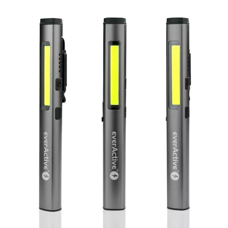 Laetav liitiumioonaku everActive PL-350R 3500mAh 3,7 V taskulampidele ja kaasaskantavatele seadmetele, IP54, alumiiniumkorpus