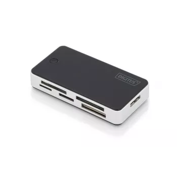 DIGITUS USB 3.0 kaardiluger, toetab MS/SD/SDHC/MiniSD/M2/CF/MD/SDXC kaarte, 1M USB A ühenduskaabel
