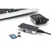 DIGITUS USB 3.0 kaardiluger, toetab MS/SD/SDHC/MiniSD/M2/CF/MD/SDXC kaarte, 1M USB A ühenduskaabel